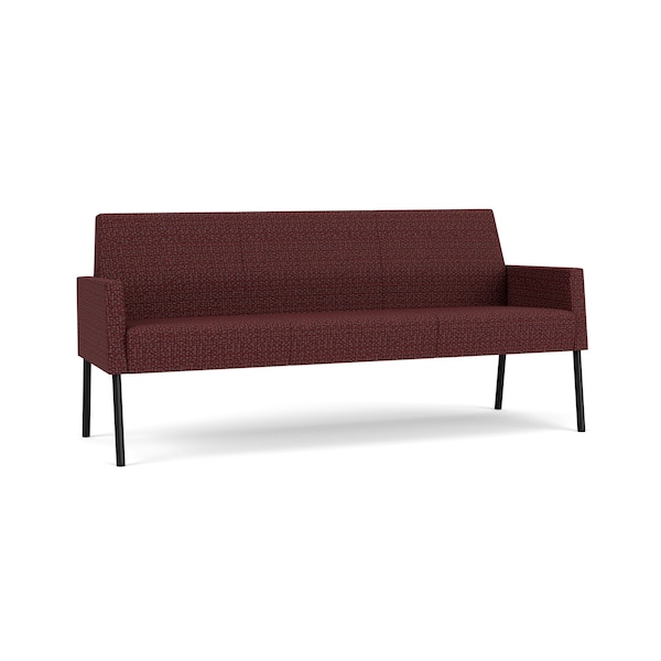 Lesro Mystic Lounge Reception Sofa, Black, RF Nebbiolo Upholstery ML1601 - main